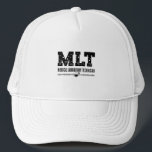 Boné Tecnologia MLT Medical Laboratory Science Lab Tech<br><div class="desc">Este divertido design de um técnico de laboratório para mulheres e homens que amam seu trabalho de laboratório e químico. Mostre que você é um técnico de laboratório orgulhoso. O motivo é a citação do MLT Medical Laboratory Technician.</div>