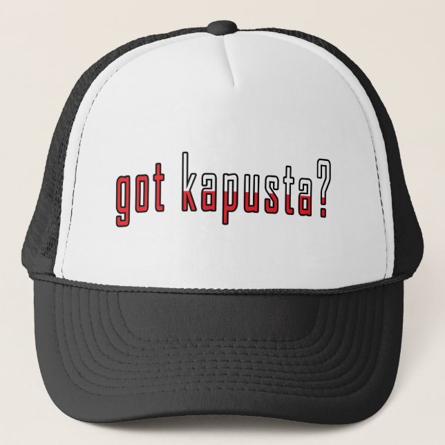 Boné tem kapusta? Sinalizador (Frente)