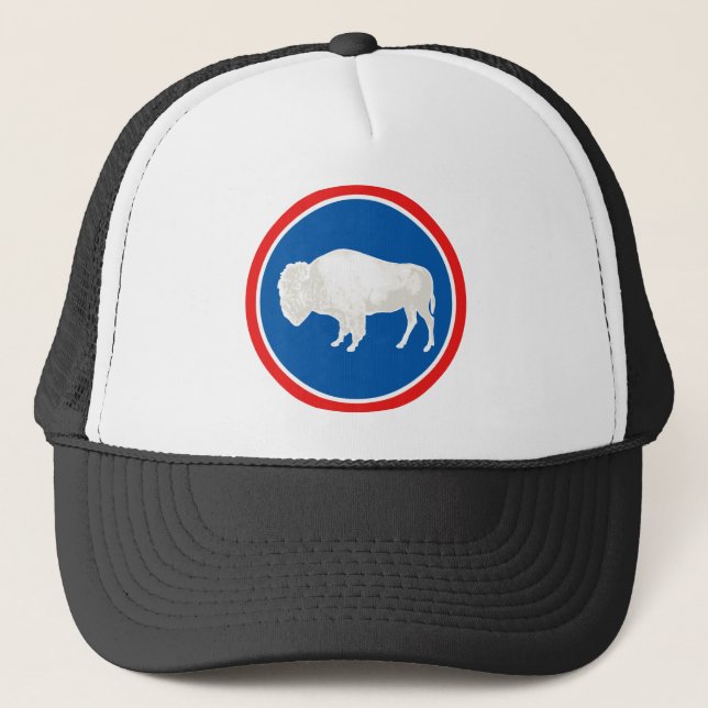 Boné Tema 00 da bandeira de Wyoming (Frente)