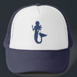 Boné tema MERMAID náutico divertido<br><div class="desc">Este desenho bonito e divertido de uma sereia adiciona um personagem divertido ao seu guarda-roupa!</div>