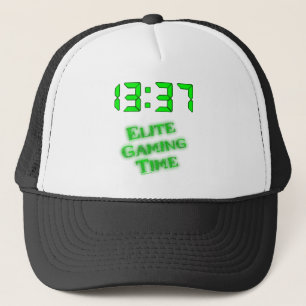 Boné Tempo de jogos 1337