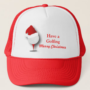 Boné Tenha o Feliz Natal Golfing