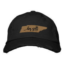 Tennessee Hey Y all Hat - Preto
