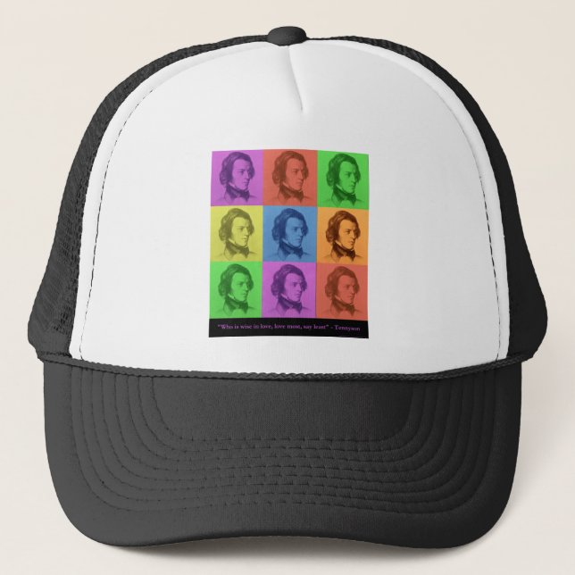 Boné Tennyson "O Amor é Longo" Presentes e Camisetas de (Frente)