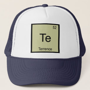 Boné Terrence Nome Elemento Químico Tabela Periódica