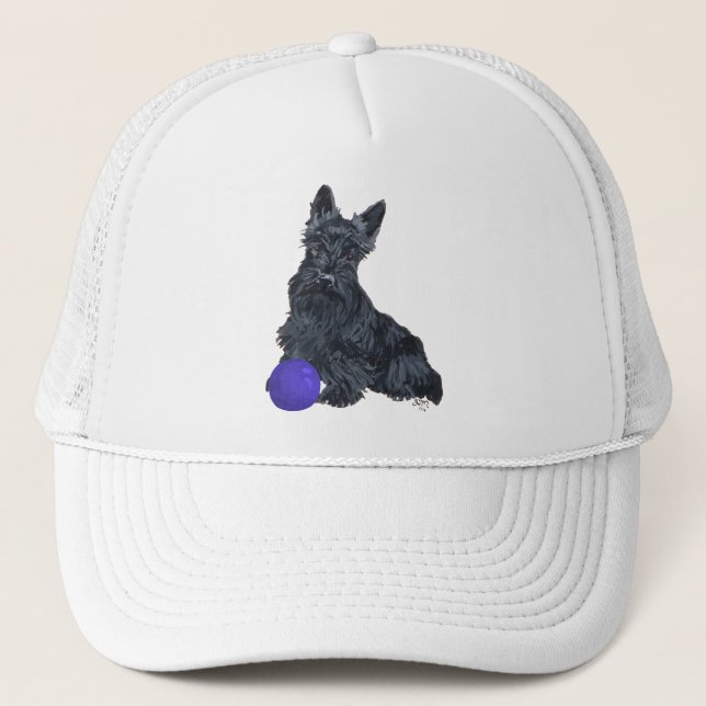 Boné Terrier Escocês Brinque Comigo! (Frente)