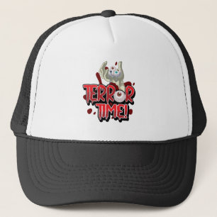 Boné Terror Time Zombie Mão com Olhos