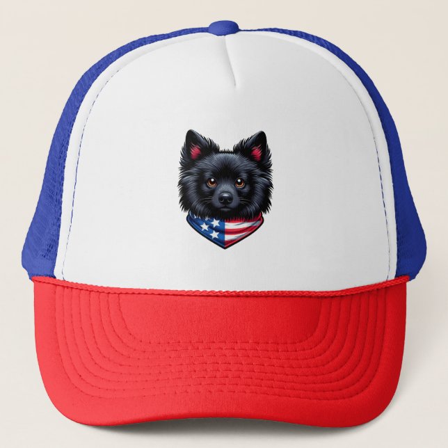 Boné Teto Gráfico Patriot Pup (Frente)