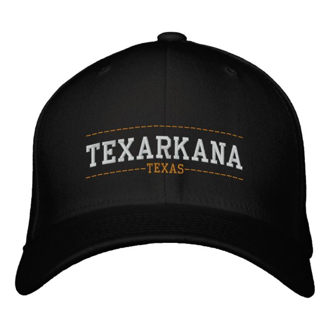 Boné Texarkana Texas EUA Embroiderando chapéus (Frente)