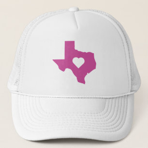 Boné Texas cor-de-rosa