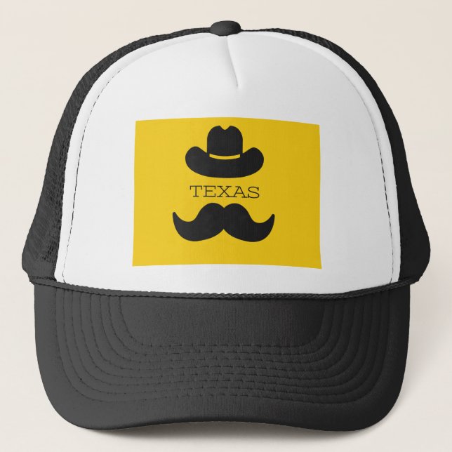 Boné Texas em amarelo (Frente)