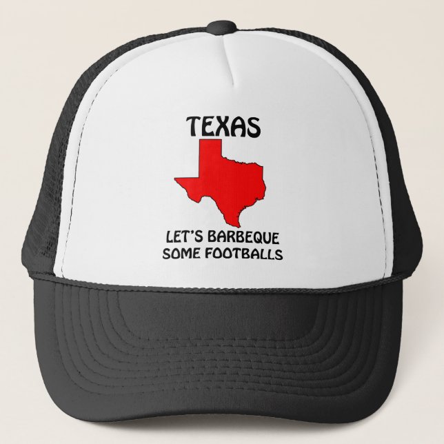 Boné Texas - Vamos Fazer Churrasco com Alguns Futebol A (Frente)