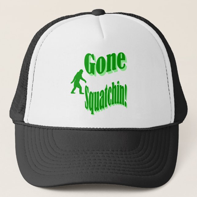 Boné Texto de slogan verde esguicho (Frente)
