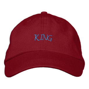 Boné TEXTO do REI Nome Cor do Texto -Turquesa-Gorro Pal