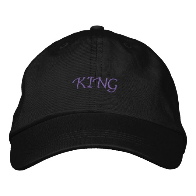 Boné Texto Impresso do Super Elegante King Handsome-Hat (Frente)