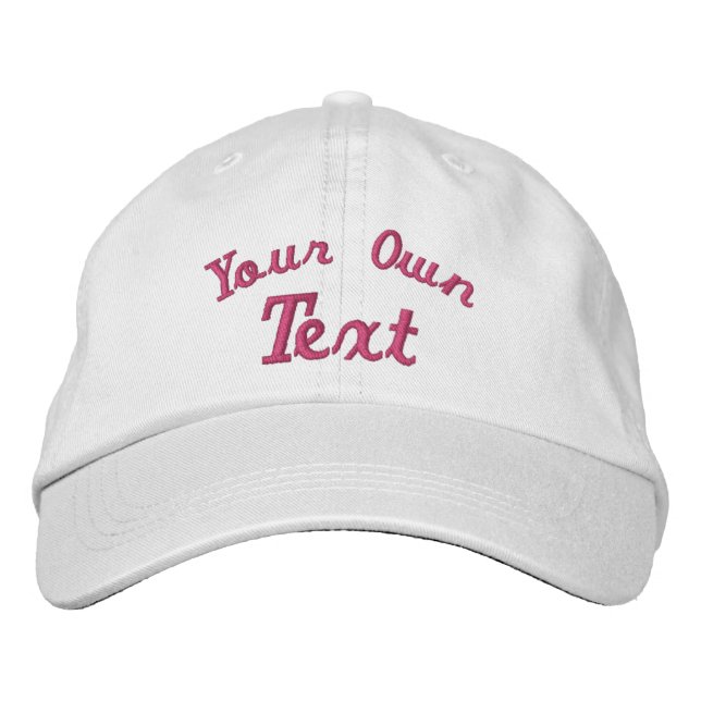 Boné TEXTO PERSONALIZADO DIY Crie o seu próprio com vár (Frente)