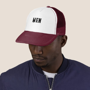 Boné Texto Personalizado para Homens Meninos Bonitos