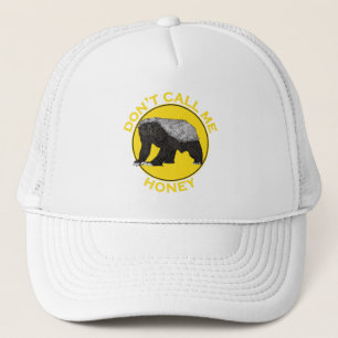 Boné Texugo Engraçado Slogan Não me chame de Amarelo Tr