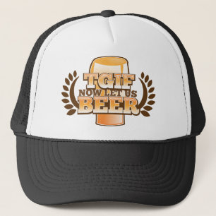 Boné TGIF deixou-nos agora CERVEJA! (Deus do obrigado 