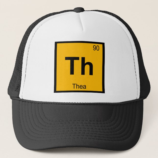 Boné Th - Símbolo Periódico de Mesa da Química Titã (Frente)