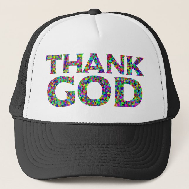 Boné Thank God (Frente)