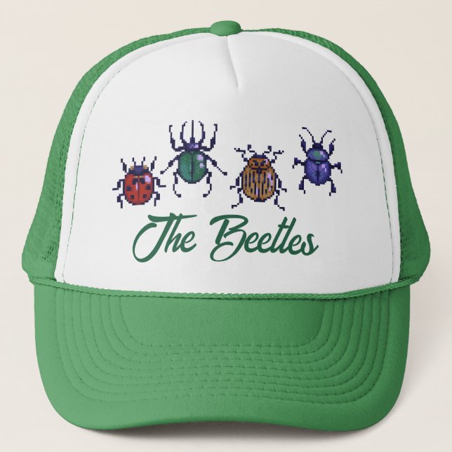 Boné The Beetles, pixelart (Frente)