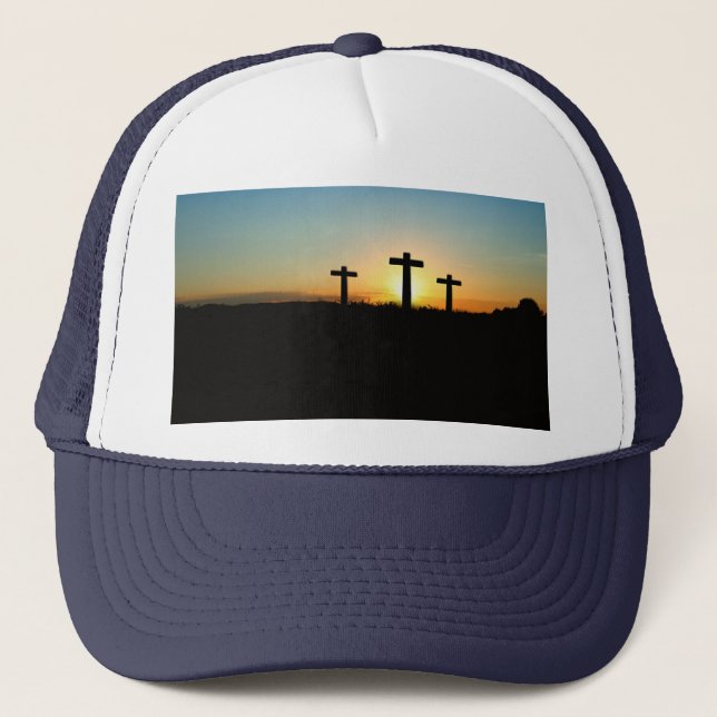 Boné The Crucifixion Crosses at Sunset (Frente)
