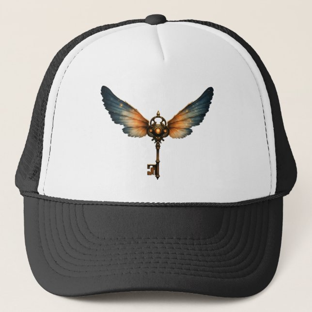 Boné The Key of Eternity – Steampunk Wings  (Frente)
