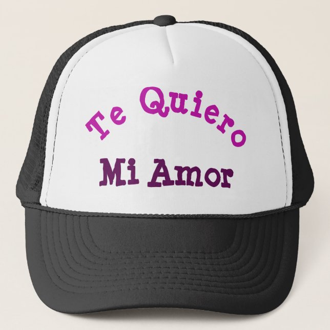 Boné The Quiero Mi Amor Trucker Hat (Frente)