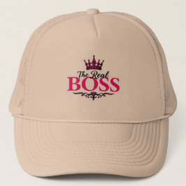 Boné The Real Boss Women’s Stylish Trucker Hat, 
