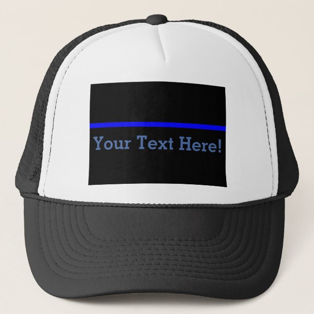 Boné The Symbolic Thin Blue Line Personalize This (Frente)