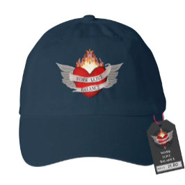 Boné the WORK LOVE BALANCE red script lettering trucker