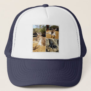 Boné Thee Kangaroo Picture Collage, Truckers Hat