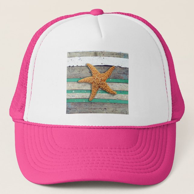 Boné Theme Starfish Rustic Casamento (Frente)