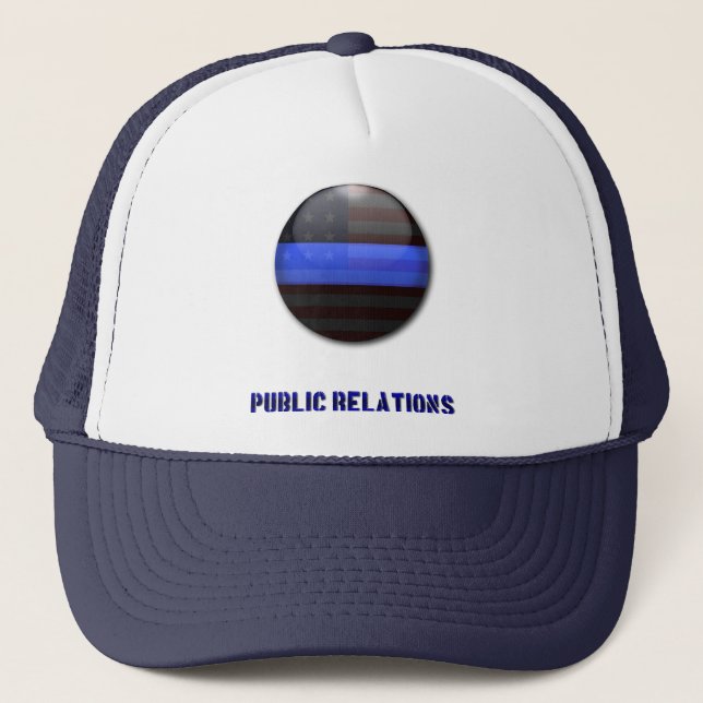 Boné Thin Blue Line Divisional Symbol - Police PR (Frente)
