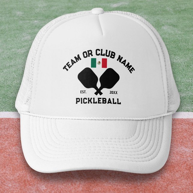 Boné Time de Pickleball Clube México Bandeira Mexicana  (Criador carregado)