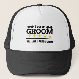 Boné Time do Noivo Roupas Personalizadas para Padrinhos