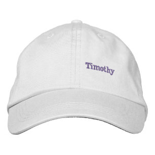 Boné Timothy Name Embroidered,