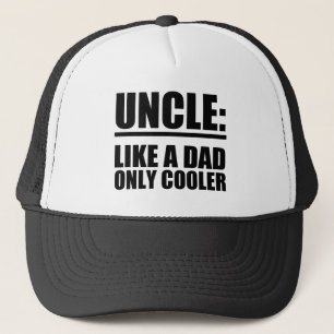 Boné Tio Como um chapéu engraçado mais fresco do pai