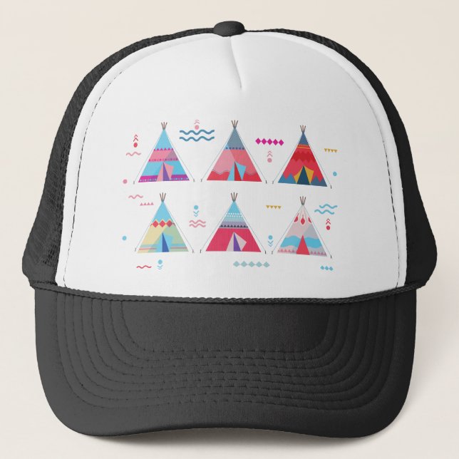 Boné tipi rosa (Frente)