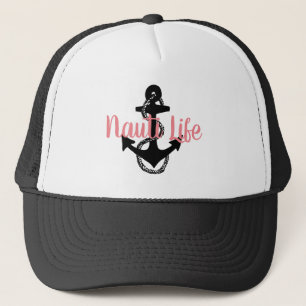 Boné Tipo NAUTI-LIFE náutico agudo com âncora