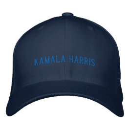 Boné Tipografia azul-minimalista de Kamala Harris