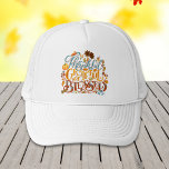 Boné Tipografia Benchada e Grata Retron Queda<br><div class="desc">O caminhoneiro da tipografia retrô "Agradável, Grata e Abençoado" que apresenta um tema tradicional no outono. Esta design apresenta tipografia criativa e inclui elementos com tema de outono. Este carro-caminhoneiro colorido, projetado por trabalho de arte, é tanto de moda quanto de na moda. Aproveite vestir com seu casaco ou camisa...</div>