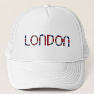 Boné Tipografia britânica da bandeira de Londres Union
