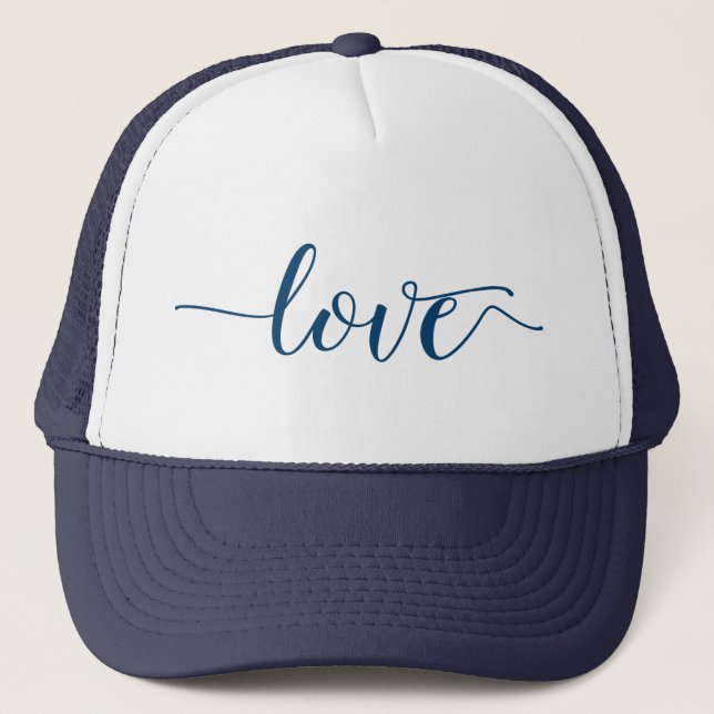 Boné Tipografia de Roteiro Amor Azul (Frente)