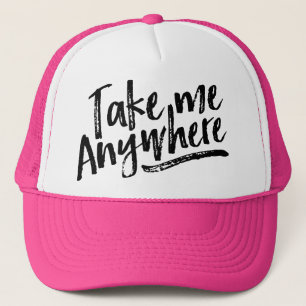 Boné Tipografia do pincel preto da adventure viagem