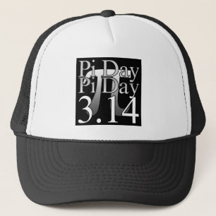 Boné Tipografia Pi Day Preta
