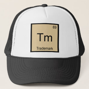 Boné Tm - Camiseta de símbolo de elemento de química en