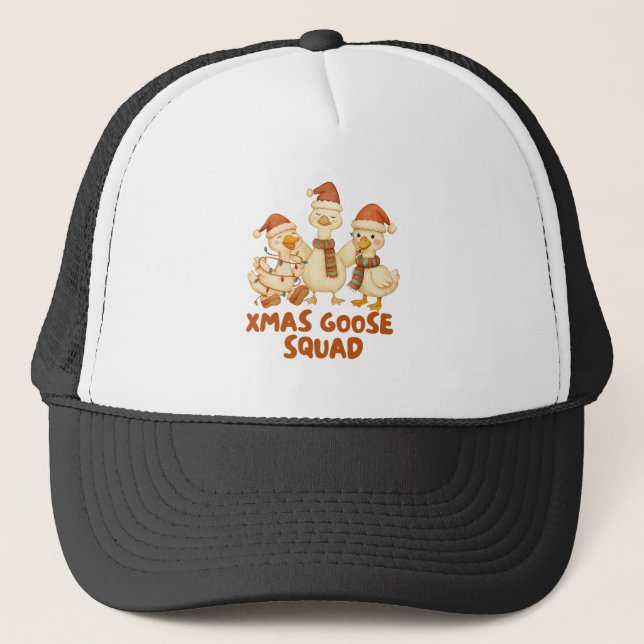 Boné Toca da Gansa de Natal – Gorro de Caminhoneiro Div (Frente)