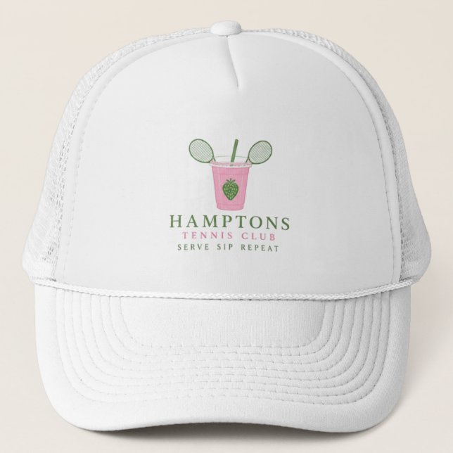 Boné Toca de caminhoneiro - Hamptons Tennis (Frente)